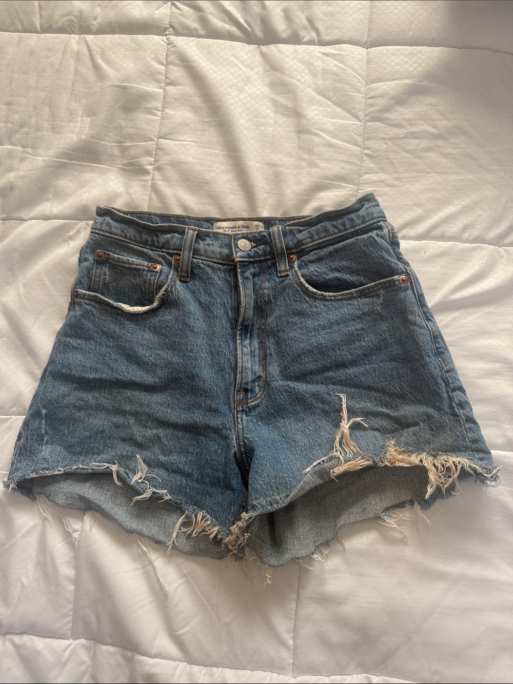 ABERCROMBIE CURVE LOVE MOM SHORT